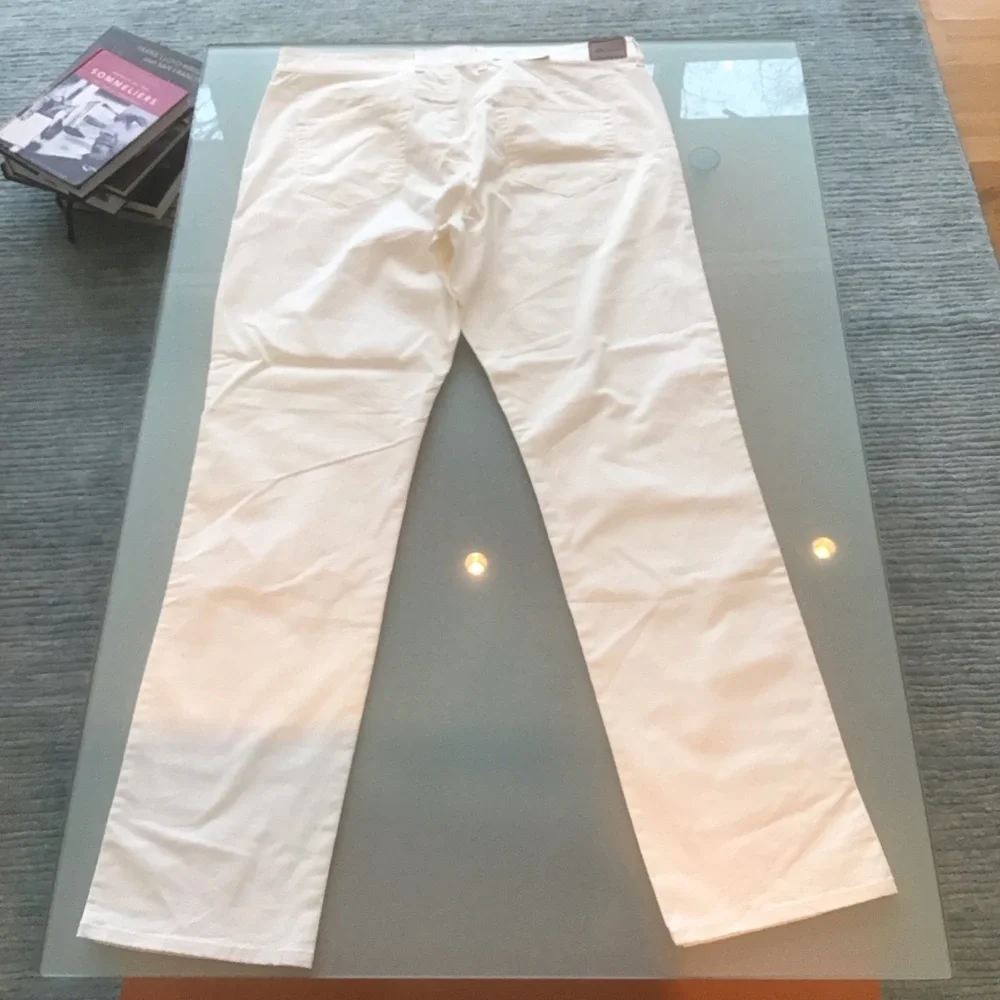 NEW‎ Peter Millar White Five Pocket Stretch Cotton Chino Pants Slacks 38 x 34